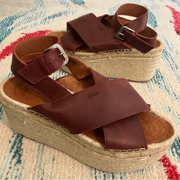 Alohas Vegas Platform Leather Sandals - Picture 5 of 7